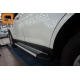 Пороги алюминивые Brilliant Silver Турция для Kia Sorento Prime 2015-2021