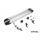 Порог-площадка "Silver" F173AL + комплект крепежа для Geely Coolray SX11 2023-н.в., Belgee X50 2023-н.в.