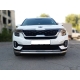 Защита переднего бампера одинарная d-60 Технотекдля Kia Seltos 2019 – н.в.
